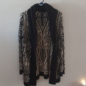 Talbots S Black and White Sweater